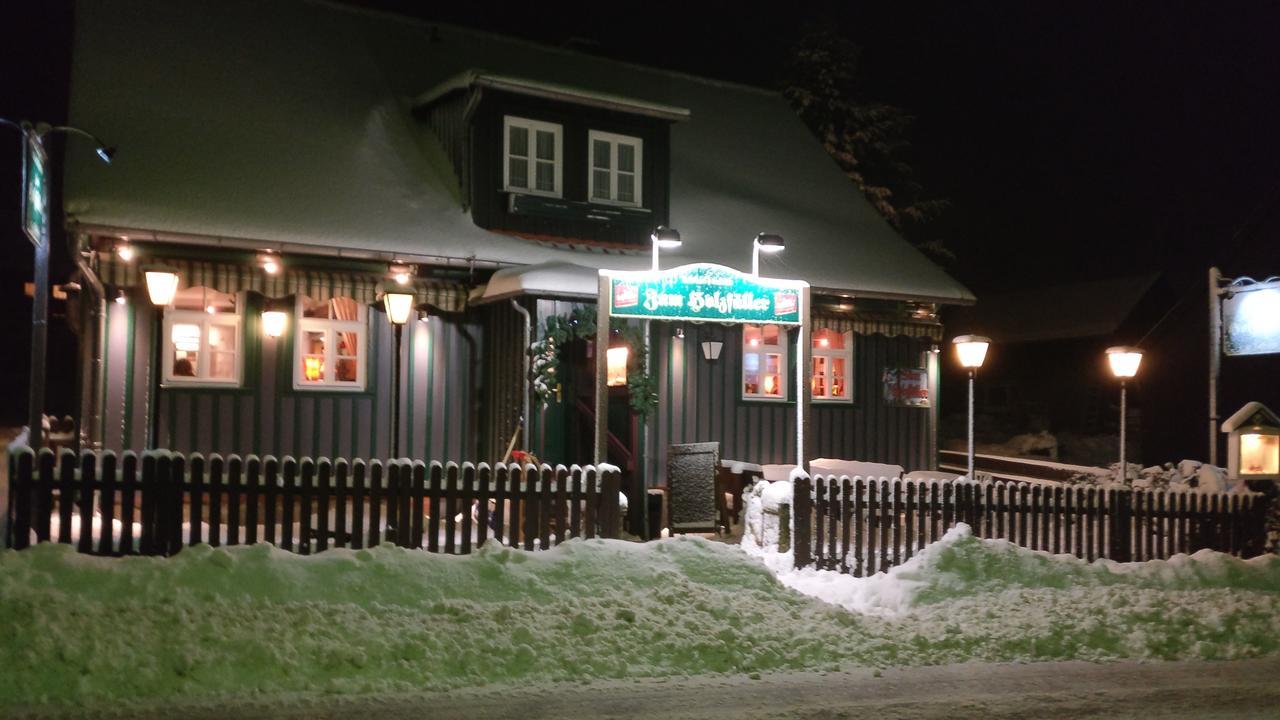 Hotel Garni Und Gaststaette Zum Holzfaeller Ширке Экстерьер фото